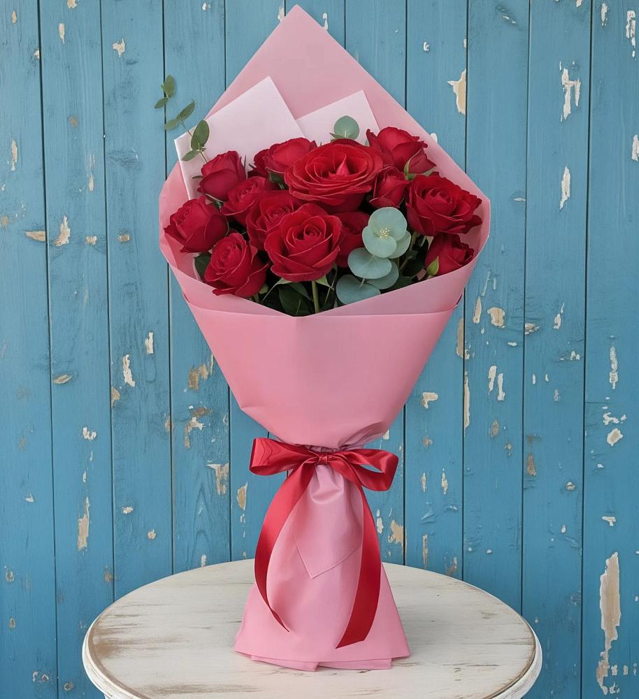 Букет цветов из: Розы в Поселок совхоза Сафоновский