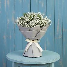 Букет цветов из:  Гипсофила в Поселок совхоза Сафоновский