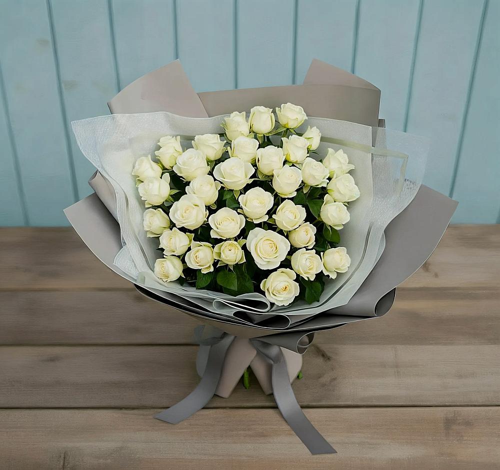 Букет Белоснежная нежность в Поселок совхоза Сафоновский