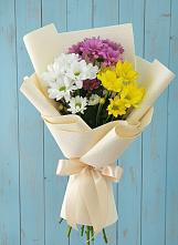 Букет цветов из:  Хризантемы в Поселок совхоза Сафоновский