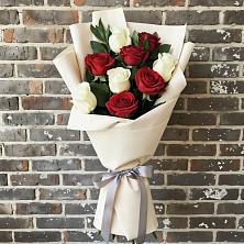 Букет цветов из:  Розы в Поселок совхоза Сафоновский