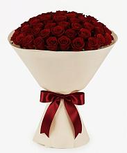 Букет 101 Бордовая роза Блэк Бакарра в Поселок совхоза Сафоновский