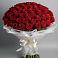 Букет 101 Красная роза Блэк Мэджик в Поселок совхоза Сафоновский