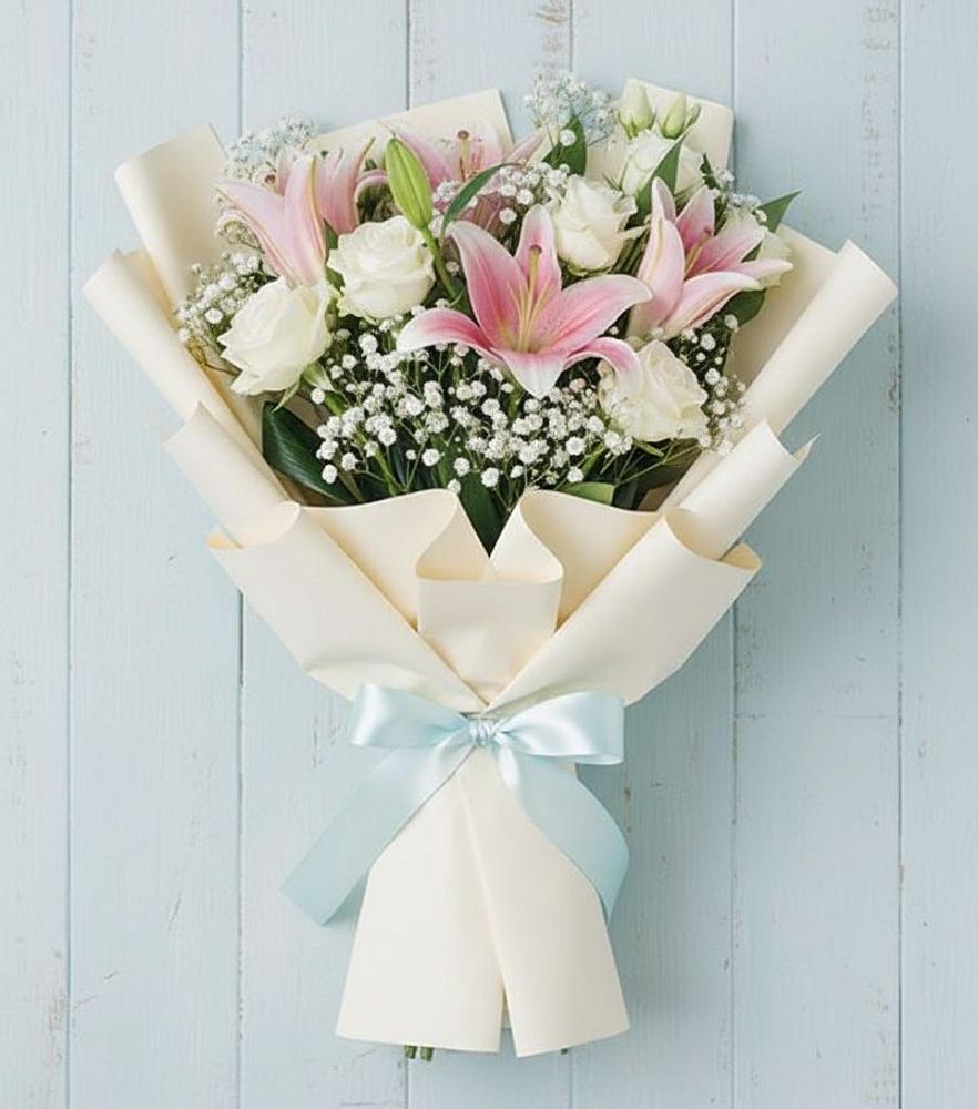 Букет цветов из: Лилии в Поселок совхоза Сафоновский