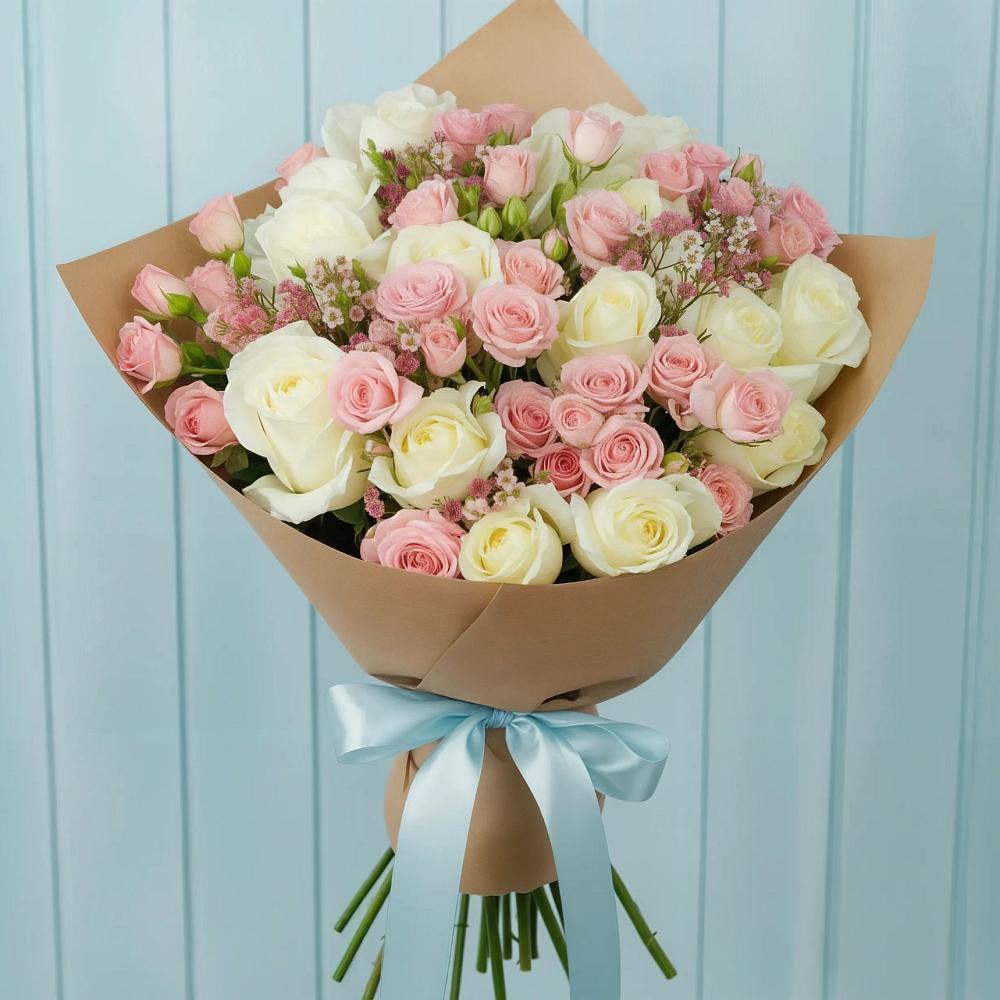 Букет цветов из: Розы в Поселок совхоза Сафоновский