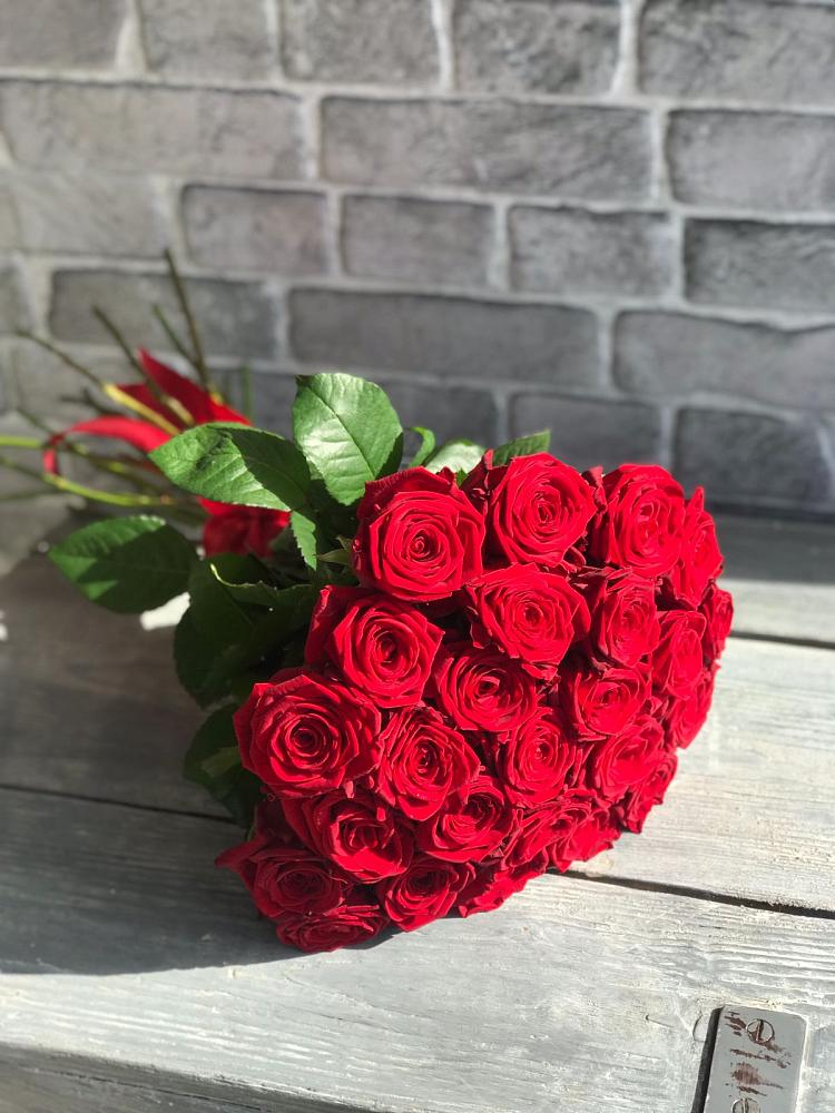 Букет Красные розы Фридом в Поселок совхоза Сафоновский