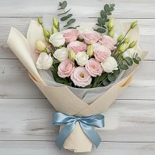 Букет цветов из:  Лизиантусы в Поселок совхоза Сафоновский