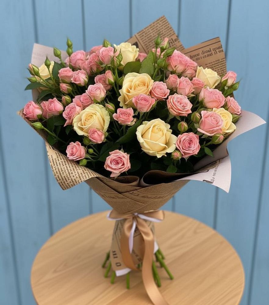 Букет цветов из: Розы в Поселок совхоза Сафоновский