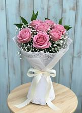 Букет цветов из:  Розы #REPLACE_PRED# Поселок совхоза Сафоновский