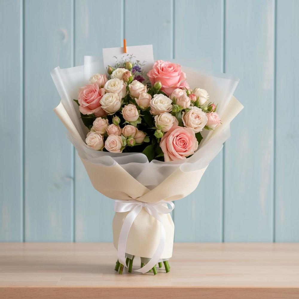 Букет цветов из: Розы в Поселок совхоза Сафоновский