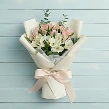 Букет цветов из:  Альстромерии в Поселок совхоза Сафоновский