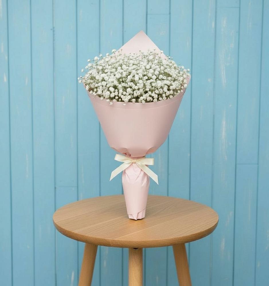 Букет цветов из: Гипсофила в Поселок совхоза Сафоновский