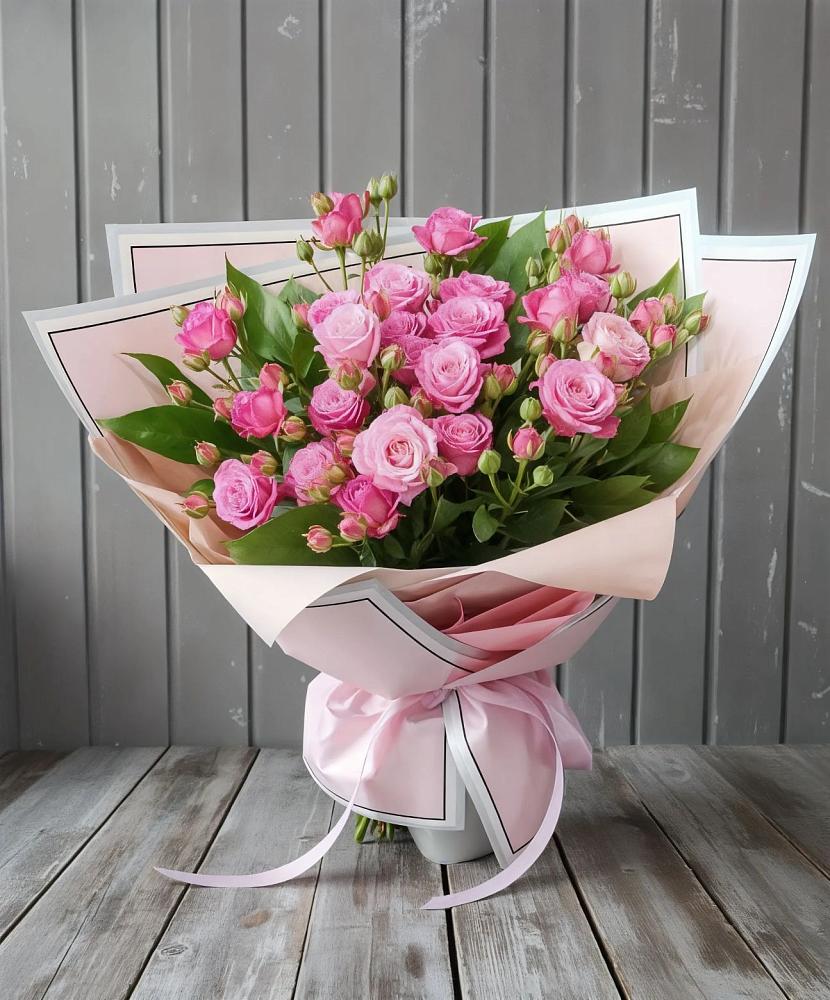 Букет Розовый кустик в Поселок совхоза Сафоновский