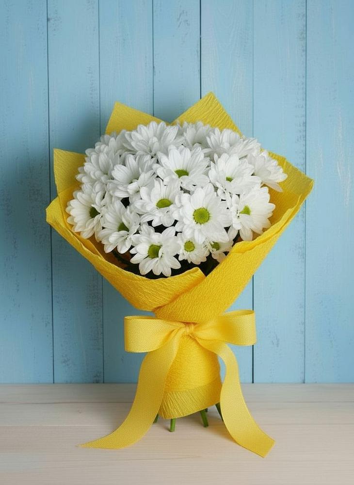 Букет цветов из: Хризантемы в Поселок совхоза Сафоновский