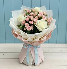 Букет цветов из:  Розы в Поселок совхоза Сафоновский