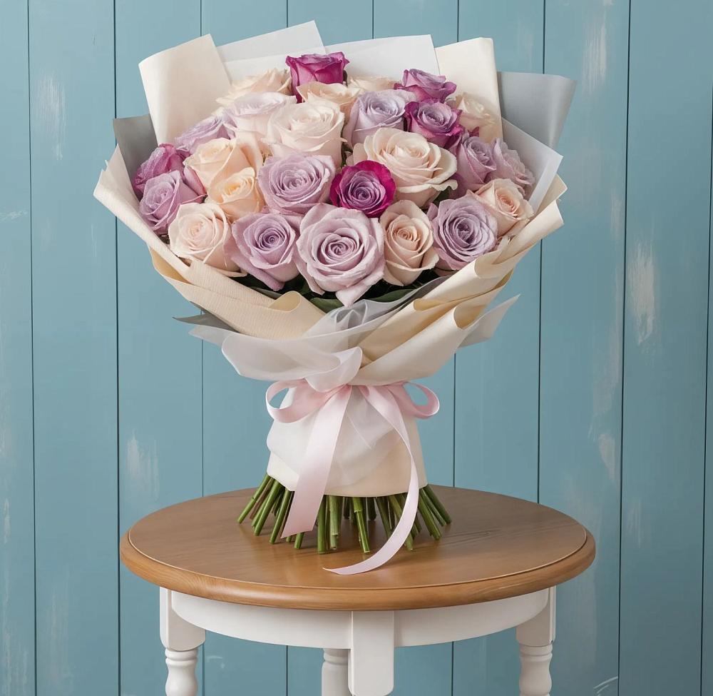 Букет цветов из: Розы в Поселок совхоза Сафоновский