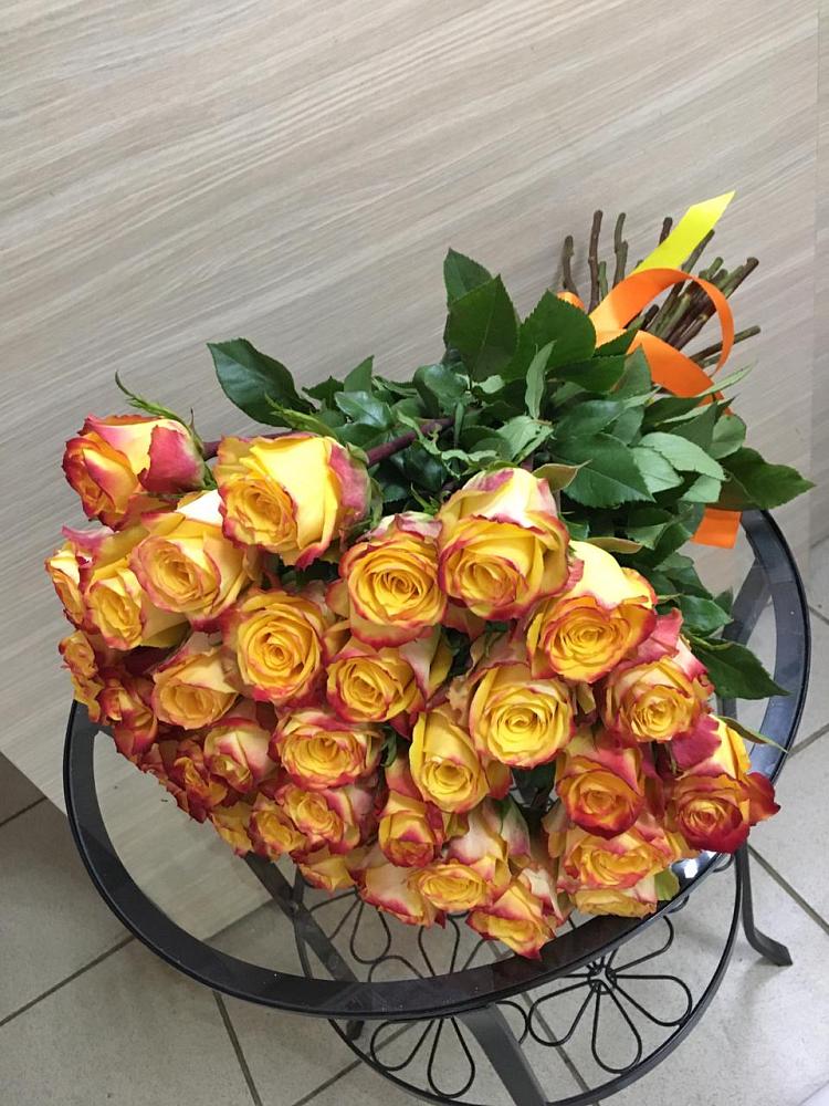 Букет Желтые розы в Поселок совхоза Сафоновский