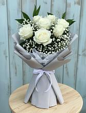 Букет цветов из:  Розы #REPLACE_PRED# Поселок совхоза Сафоновский