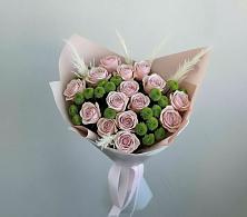 Букет цветов из:  Розы и Хризантемы #REPLACE_PRED# Поселок совхоза Сафоновский
