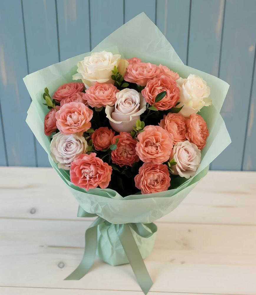 Букет цветов из: Розы в Поселок совхоза Сафоновский