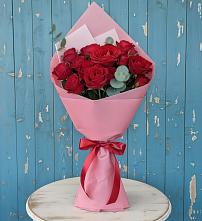 Букет цветов из:  Розы в Поселок совхоза Сафоновский