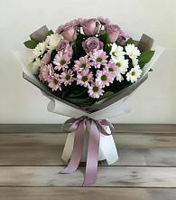 Букет цветов из:  Хризантемы и Розы #REPLACE_PRED# Поселок совхоза Сафоновский