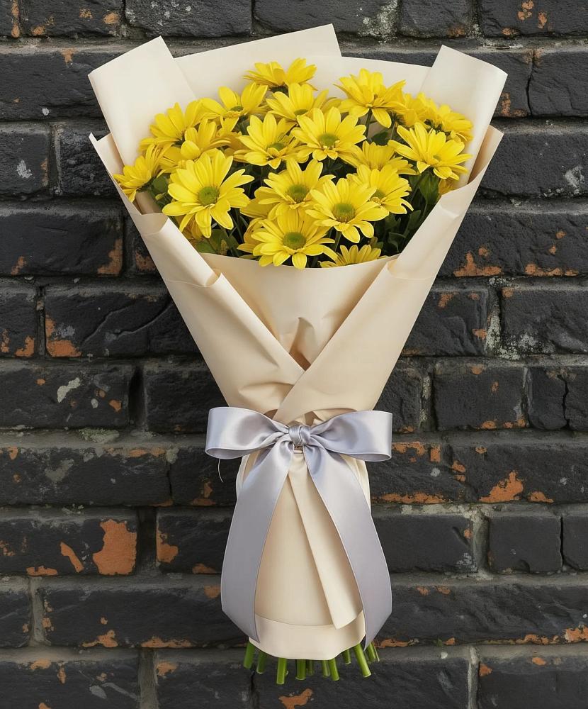 Букет цветов из: Хризантемы в Поселок совхоза Сафоновский