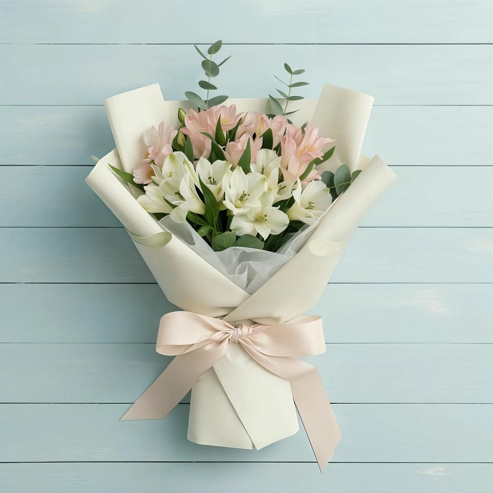 Букет цветов из: Альстромерии в Поселок совхоза Сафоновский