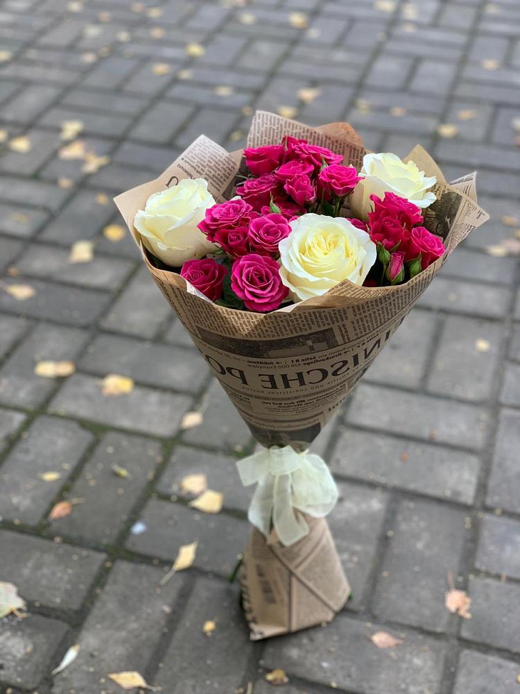 Букет цветов из: Розы в Поселок совхоза Сафоновский