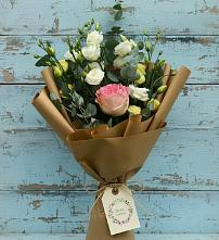 Букет цветов из:  Розы и Лизиантусы #REPLACE_PRED# Поселок совхоза Сафоновский