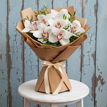Букет цветов из:  Орхидеи и Розы #REPLACE_PRED# Поселок совхоза Сафоновский